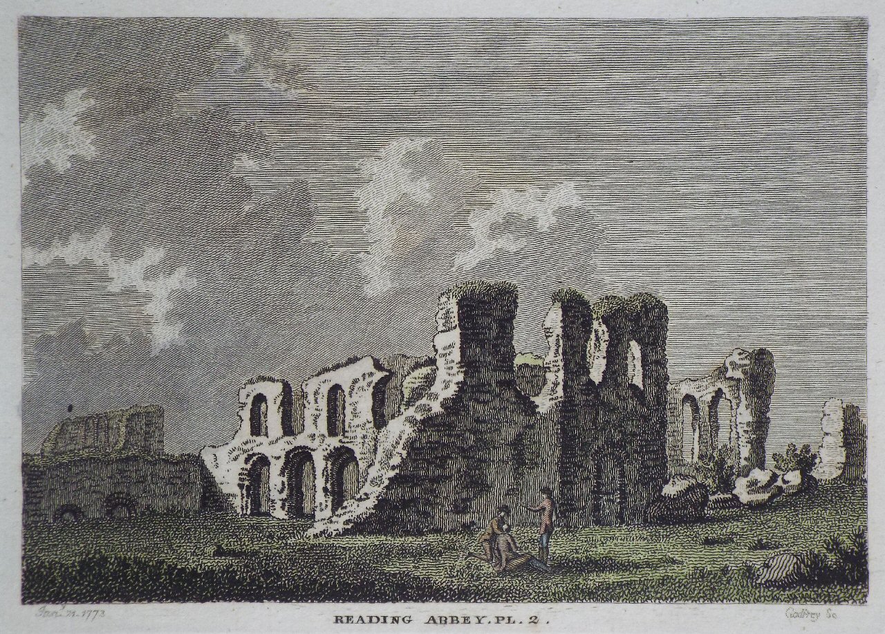 Print - Reading Abbey. Pl. 2. - 